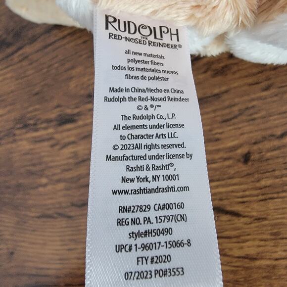 Rudolph Red Nosed Reindeer Clarice Plush Music Lights Christmas Holiday Toy NEW - Picture 8 of 10